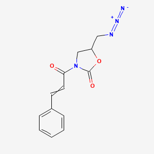 5-(Azidomethyl)-3-(3-phenylacryloyl)-1,3-oxazolidin-2-one