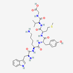 Glycine, L-tryptophyl-L-lysyl-L-tyrosyl-L-methionyl-L-valyl-