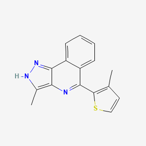 1H-Pyrazolo[4,3-c]isoquinoline, 3-methyl-5-(3-methyl-2-thienyl)-