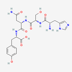 L-Histidyl-L-seryl-L-asparaginyl-L-tyrosine