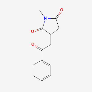 1-Methyl-3-(2-oxo-2-phenylethyl)pyrrolidine-2,5-dione