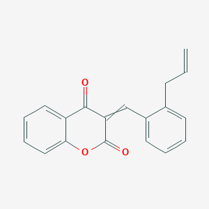 3-{[2-(Prop-2-en-1-yl)phenyl]methylidene}-2H-1-benzopyran-2,4(3H)-dione