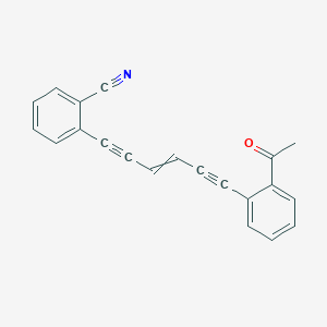 2-[6-(2-Acetylphenyl)hex-3-ene-1,5-diyn-1-yl]benzonitrile