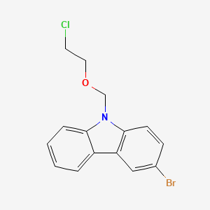 9H-Carbazole, 3-bromo-9-[(2-chloroethoxy)methyl]-