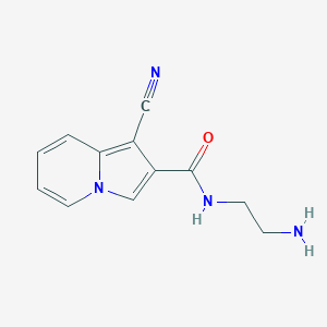 N-(2-Aminoethyl)-1-cyanoindolizine-2-carboxamide