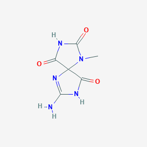 7-Amino-1-methyl-1,3,6,8-tetraazaspiro[4.4]non-6-ene-2,4,9-trione