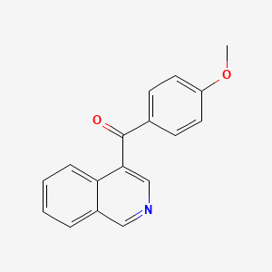 molecular formula C17H13NO2 B1421740 4-(4-Methoxybenzoyl)isoquinoline CAS No. 1187166-11-5