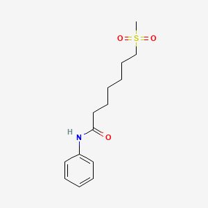 7-Methanesulfonyl-heptanoic acid phenylamide