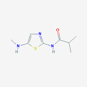 2-Methyl-N-[5-(methylamino)-1,3-thiazol-2-yl]propanamide