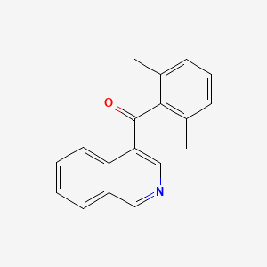 molecular formula C18H15NO B1421741 4-(2,6-Dimethylbenzoyl)isoquinoline CAS No. 1187171-86-3