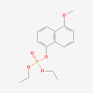 Phosphoric acid, diethyl 5-methoxy-1-naphthalenyl ester