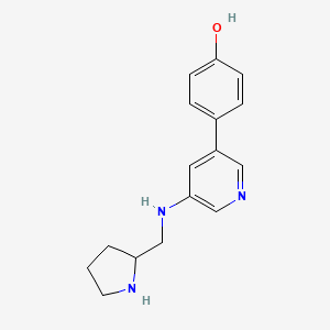 Phenol, 4-[5-[(2-pyrrolidinylmethyl)amino]-3-pyridinyl]-