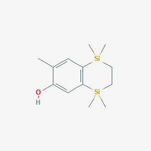 1,1,4,4,7-Pentamethyl-1,2,3,4-tetrahydro-1,4-benzodisilin-6-ol