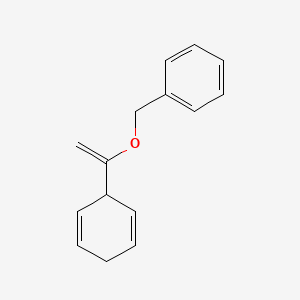 ({[1-(Cyclohexa-2,5-dien-1-yl)ethenyl]oxy}methyl)benzene