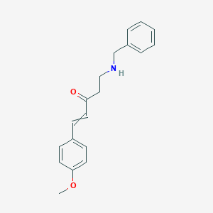 5-(Benzylamino)-1-(4-methoxyphenyl)pent-1-en-3-one