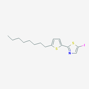 5-Iodo-2-(5-octylthiophen-2-yl)-1,3-thiazole