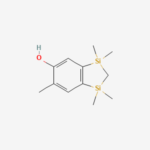 1,1,3,3,6-Pentamethyl-2,3-dihydro-1H-1,3-benzodisilol-5-ol