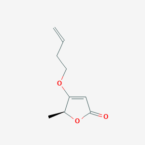 2(5H)-Furanone, 4-(3-butenyloxy)-5-methyl-, (5S)-