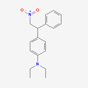 molecular formula C18H22N2O2 B14217527 Benzenamine, N,N-diethyl-4-(2-nitro-1-phenylethyl)- CAS No. 820233-00-9