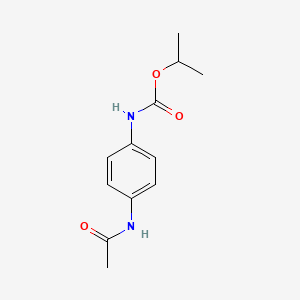 Propan-2-yl (4-acetamidophenyl)carbamate