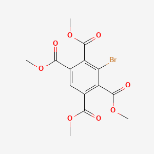 molecular formula C14H13BrO8 B14217554 Tetramethyl 3-bromobenzene-1,2,4,5-tetracarboxylate CAS No. 828922-45-8