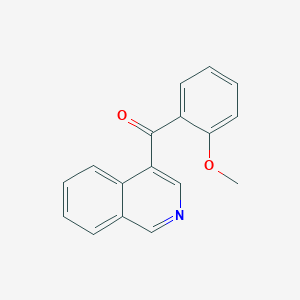 molecular formula C17H13NO2 B1421756 4-(2-Methoxybenzoyl)isoquinoline CAS No. 1187165-76-9