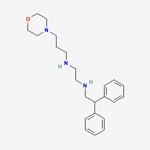 N~1~-(2,2-Diphenylethyl)-N~2~-[3-(morpholin-4-yl)propyl]ethane-1,2-diamine