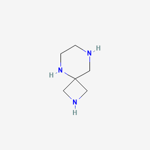 molecular formula C6H13N3 B14217594 2,5,8-Triazaspiro[3.5]nonane CAS No. 792921-02-9