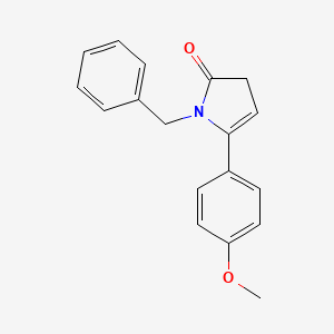 1-Benzyl-5-(4-methoxyphenyl)-1,3-dihydro-2H-pyrrol-2-one