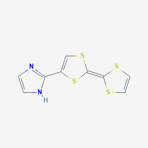 2-[2-(2H-1,3-Dithiol-2-ylidene)-2H-1,3-dithiol-4-yl]-1H-imidazole