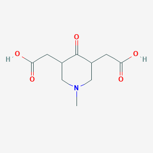 2,2'-(1-Methyl-4-oxopiperidine-3,5-diyl)diacetic acid