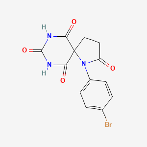 1-(4-Bromophenyl)-1,7,9-triazaspiro[4.5]decane-2,6,8,10-tetrone