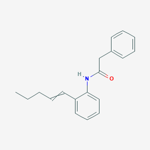 N-[2-(Pent-1-en-1-yl)phenyl]-2-phenylacetamide