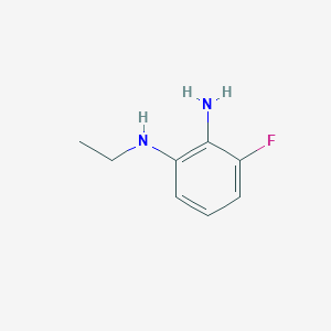 molecular formula C8H11FN2 B1421784 1-N-乙基-3-氟苯-1,2-二胺 CAS No. 929565-77-5