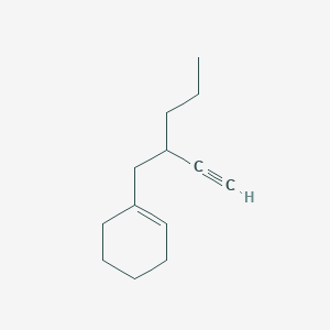 1-(2-Ethynylpentyl)cyclohex-1-ene