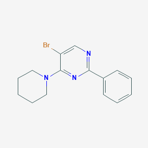 5-Bromo-2-phenyl-4-(piperidin-1-yl)pyrimidine