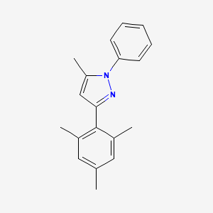 5-Methyl-1-phenyl-3-(2,4,6-trimethylphenyl)-1H-pyrazole