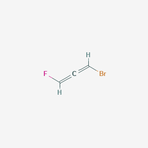 molecular formula C3H2BrF B14217891 1-Bromo-3-fluoropropadiene CAS No. 646067-93-8