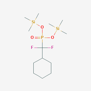 Bis(trimethylsilyl) [cyclohexyl(difluoro)methyl]phosphonate