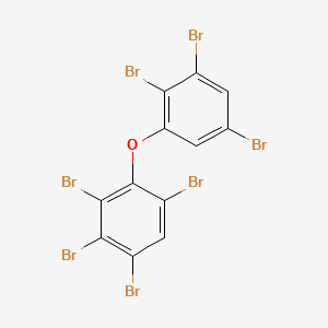 molecular formula C12H3Br7O B1421798 2,2',3,3',4,5',6-Heptabromodiphenyl ether CAS No. 446255-22-7