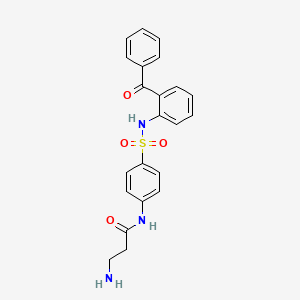 N-{4-[(2-Benzoylphenyl)sulfamoyl]phenyl}-beta-alaninamide