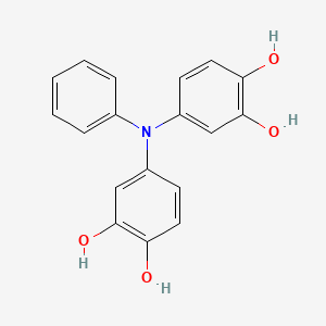 4,4'-(Phenylazanediyl)di(benzene-1,2-diol)