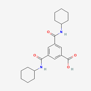 3,5-Bis(cyclohexylcarbamoyl)benzoic acid