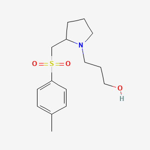 1-Pyrrolidinepropanol, 2-[[(4-methylphenyl)sulfonyl]methyl]-