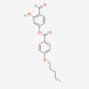 4-Formyl-3-hydroxyphenyl 4-(pentyloxy)benzoate