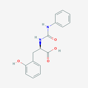 2-Hydroxy-N-(phenylcarbamoyl)-D-phenylalanine