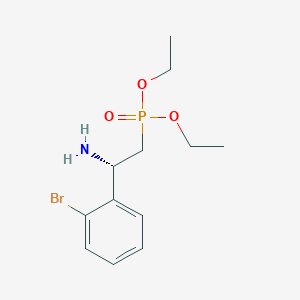 Phosphonic acid, [(2S)-2-amino-2-(2-bromophenyl)ethyl]-, diethyl ester