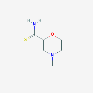 molecular formula C6H12N2OS B1421818 4-甲基吗啉-2-硫代酰胺 CAS No. 885272-63-9
