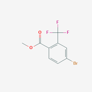 molecular formula C9H6BrF3O2 B1421819 4-溴-2-(三氟甲基)苯甲酸甲酯 CAS No. 957207-58-8