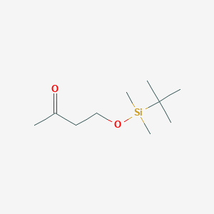 B142182 4-[(tert-Butyldimethylsilyl)oxy]butan-2-one CAS No. 120591-36-8